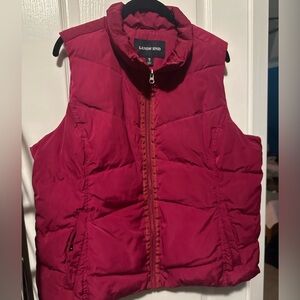 Lands' End Cherry Puffer Vest